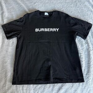 Burberry Black Logo Crewneck T-Shirt XL